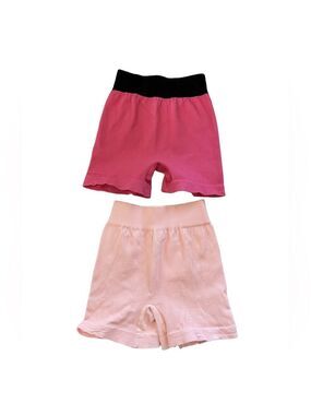 NWOT Free People Movement Pink Ribbed Biker Short Bundle Size XS/S